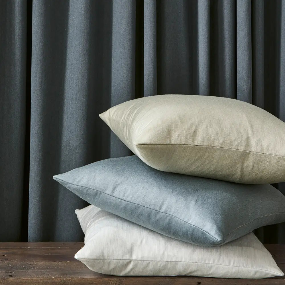 DOUBLE RIDEAUX EN TISSUS UNIS|TORRIN MORELLO|BELLEVUE DECORATION - Bellevue Decoration