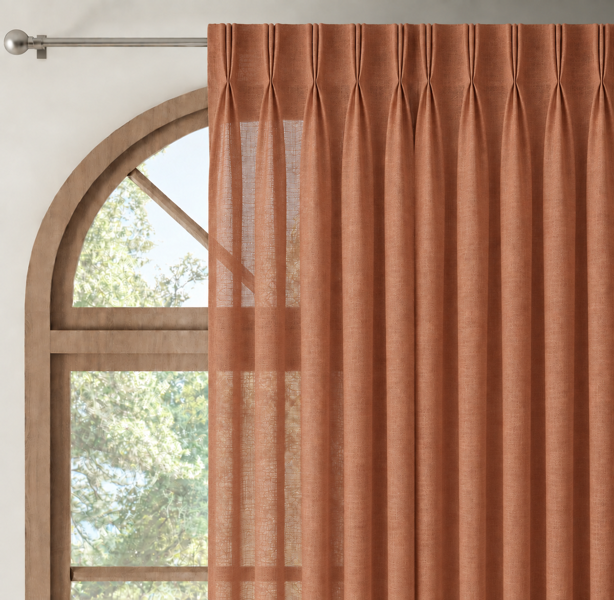 Voilage Erice Cognac – Villa Nova