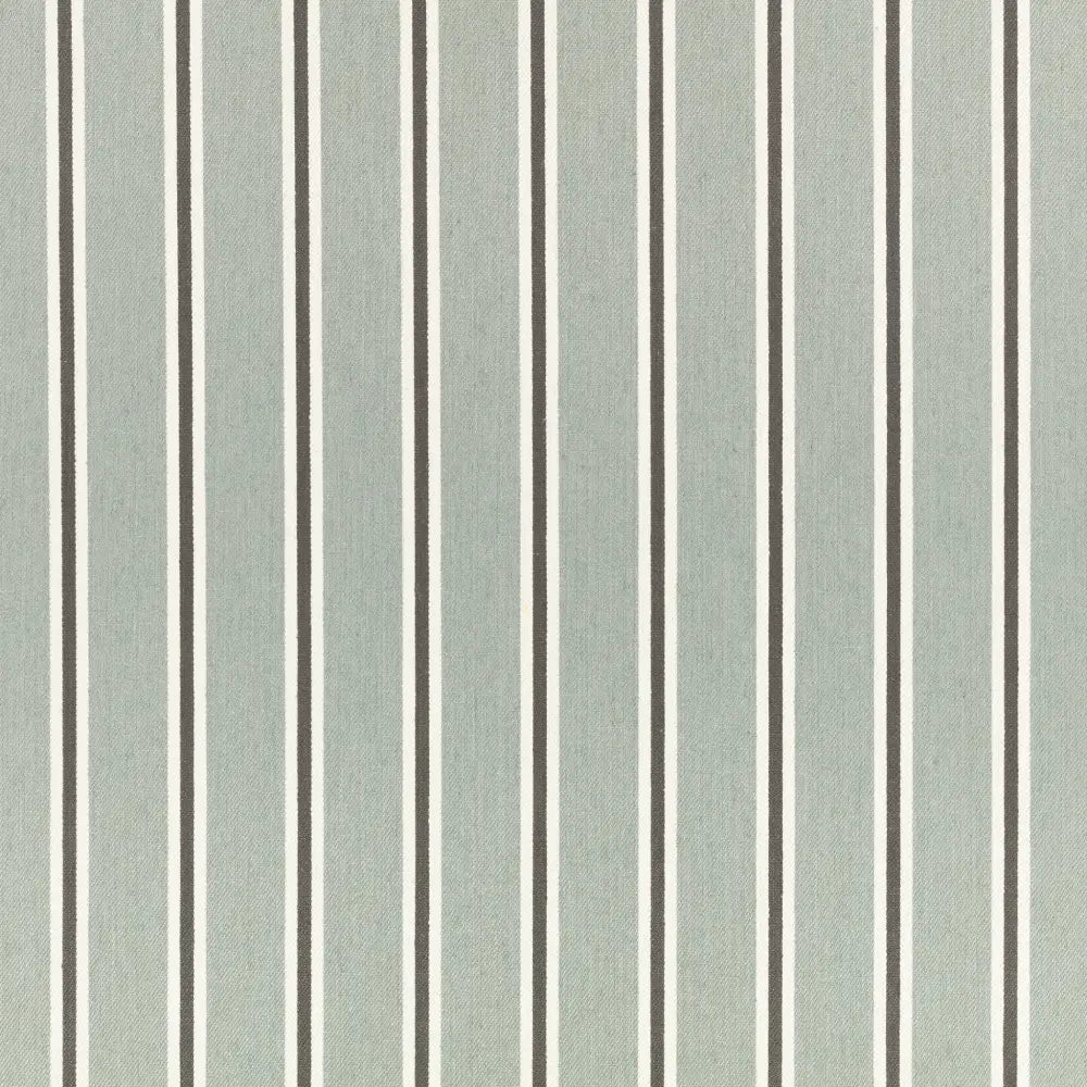 DOUBLE RIDEAUX TISSUS A RAYURE|TIVA SILVER BLUE|BELLEVUE DECORATION - Bellevue Decoration