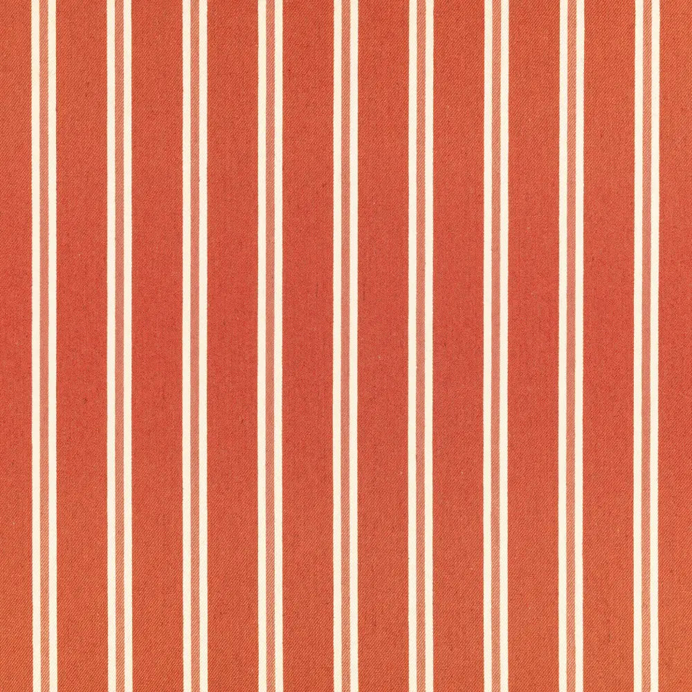 DOUBLE RIDEAUX TISSUS A RAYURE|TIVA RUSSET|BELLEVUE DECORATION - Bellevue Decoration