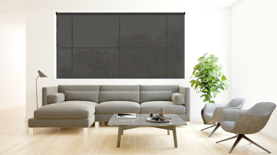 Store enrouleur Translucide|Courageous Grey|Bellevue Décoration - Bellevue Decoration