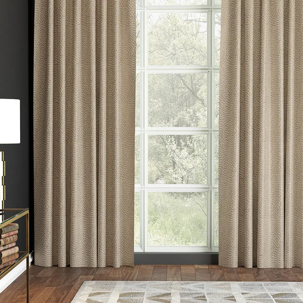 DOUBLE RIDEAUX DUNE PEBBLE - Bellevue Decoration