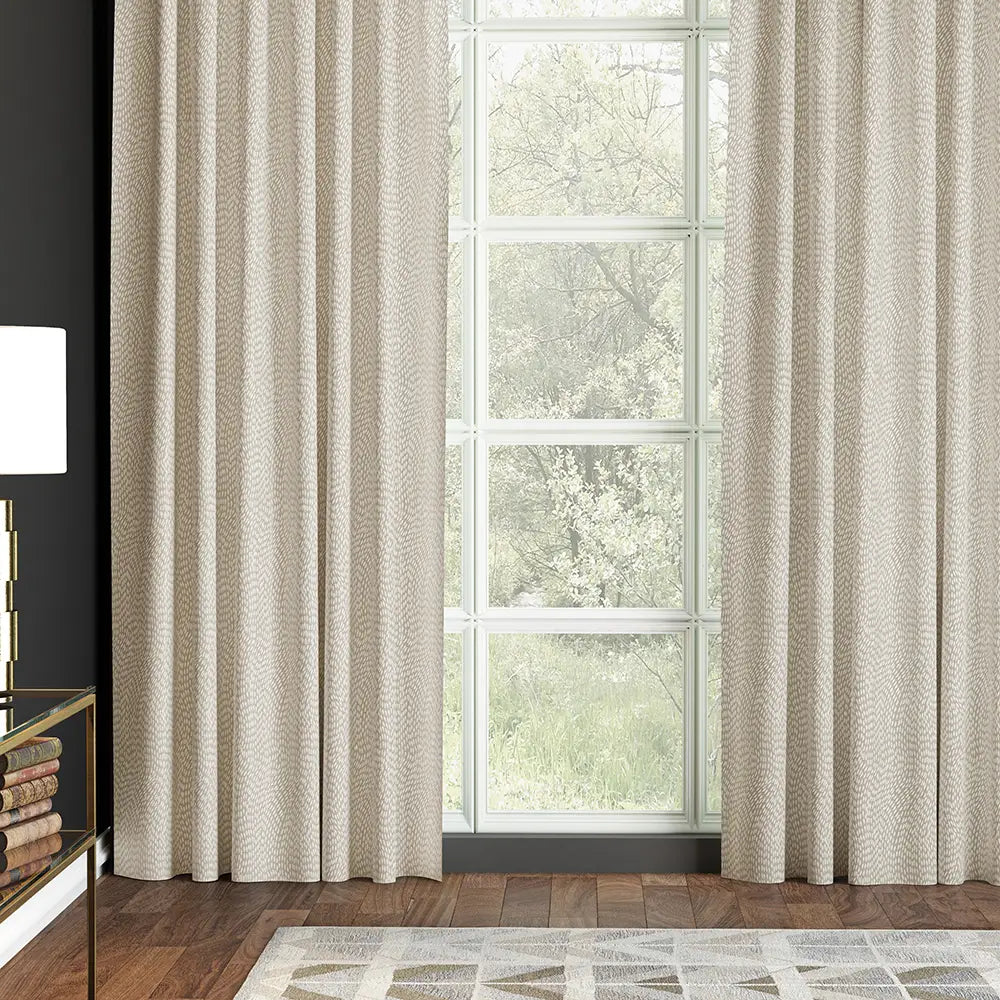 DOUBLE RIDEAUX DUNE SAND - Bellevue Decoration