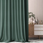 DOUBLE RIDEAUX FARO AQUATIC|Tissu unis|BELLEVUE DECORATION - Bellevue Decoration