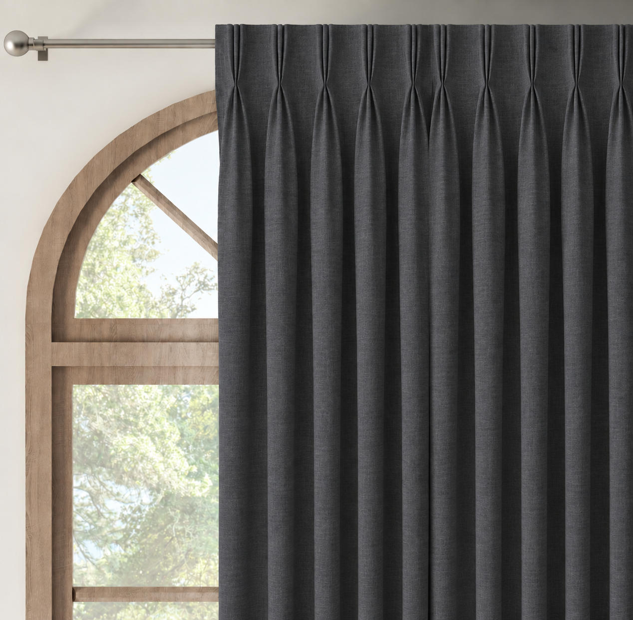 Mala Ebony — Villa Nova — Made-to-measure curtains - EBONY