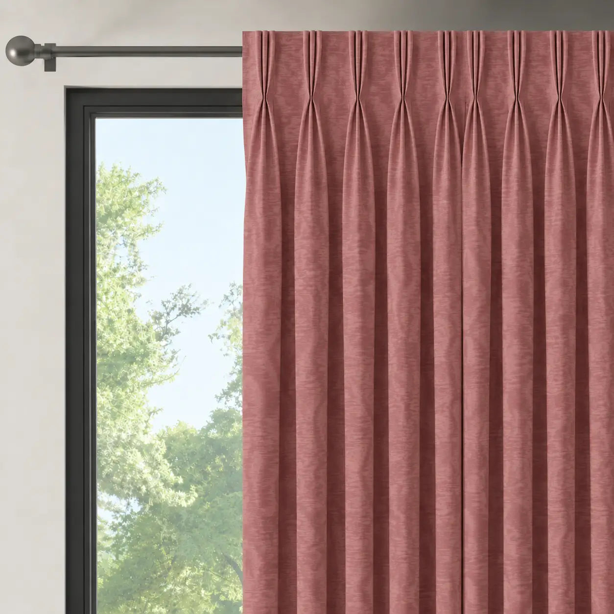 Moiré BLUSH|Tissu grande largeur 300 cm|Bellevue Décoration - 