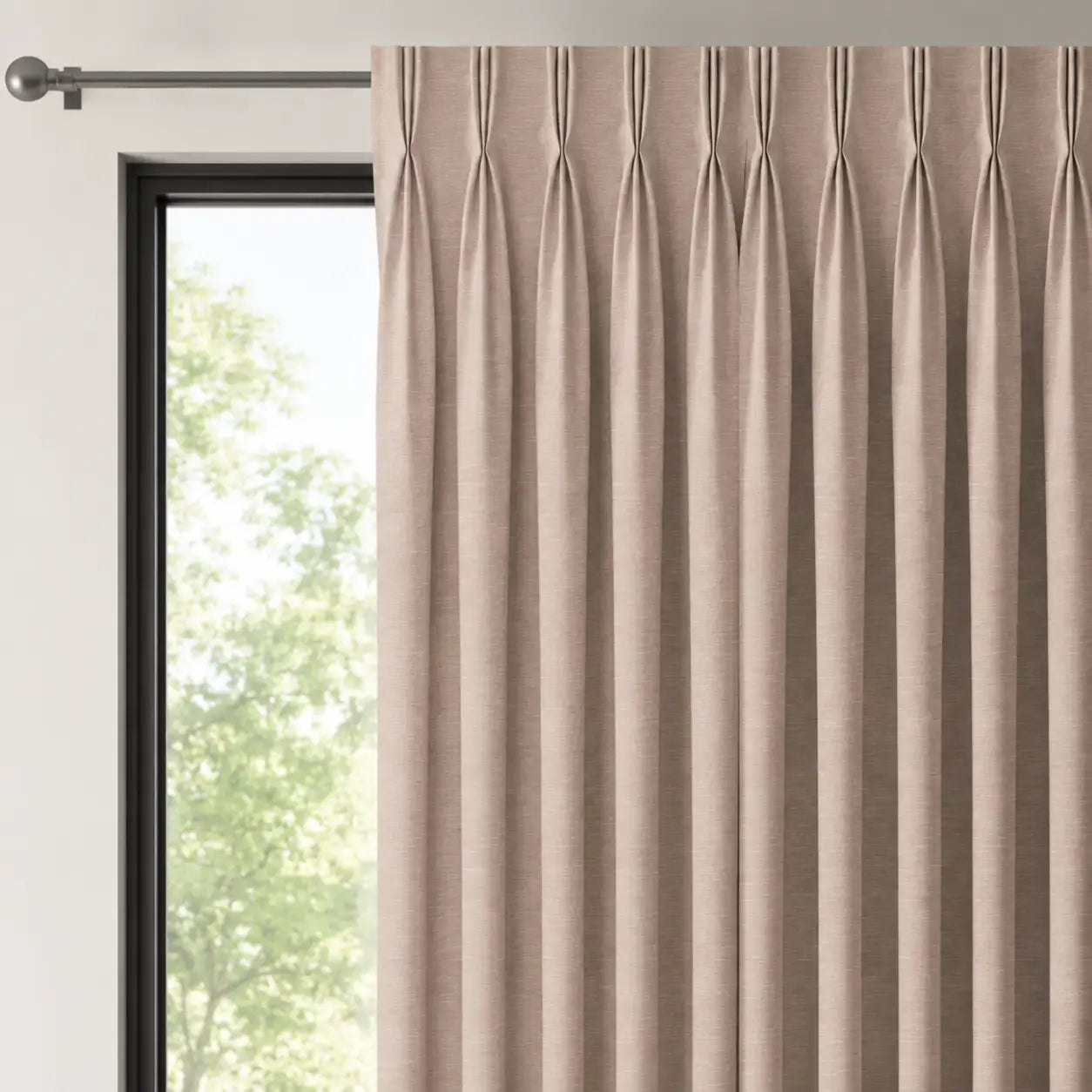 Moiré SAND|Tissu grande largeur 300 cm|Bellevue Décoration