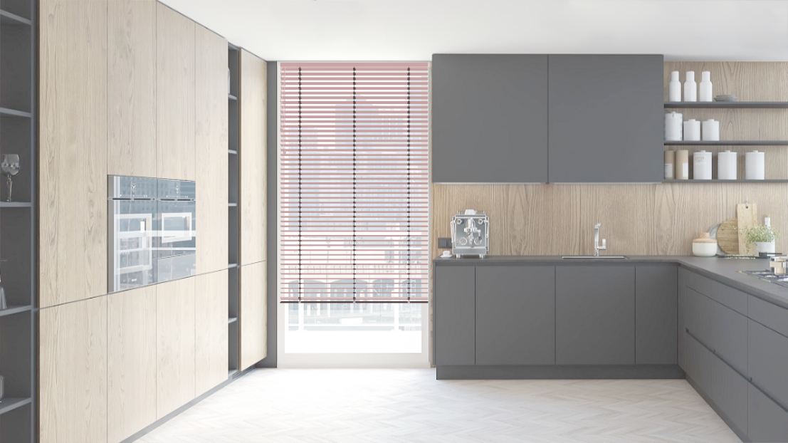 Aliuminium Blind | Macaroon Pink 25mm - Bellevue Decoration