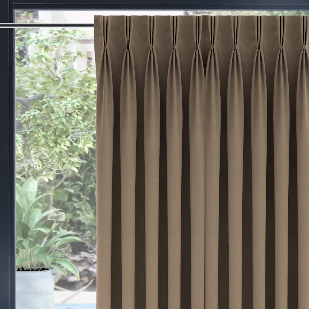 DOUBLE RIDEAUX|TISSUS OCCULTANT GRANDE LARGEUR |OLIVADI 12|BELLEVUE DECORATION - Bellevue Decoration