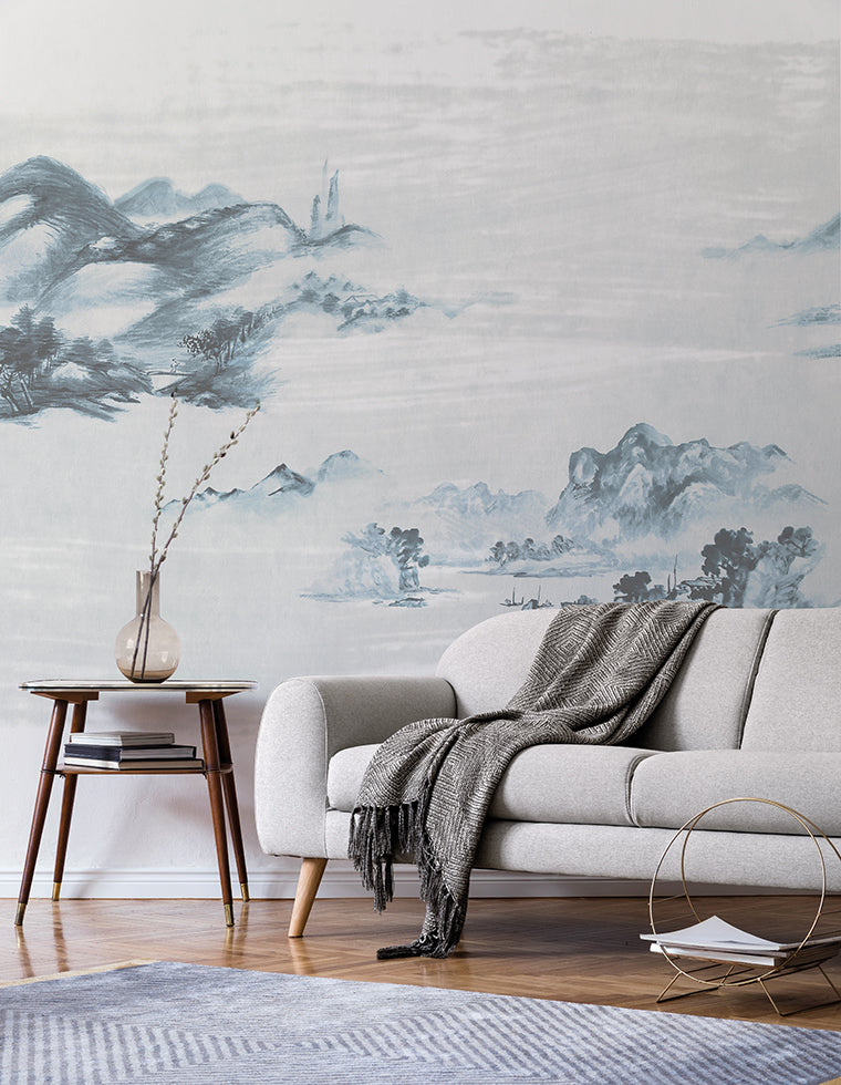 Panoramique Kawa, coloris Bleu — ambiance