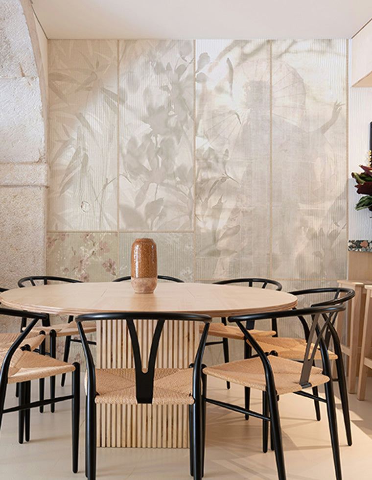 Panoramique Sumi, coloris Beige — ambiance
