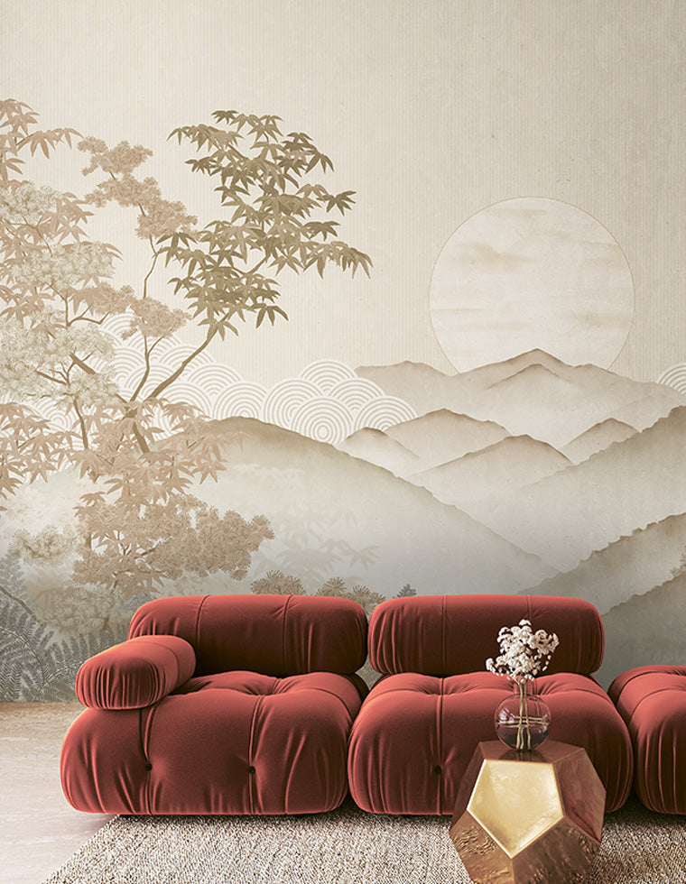 Panoramique Invermere, coloris Beige — ambiance