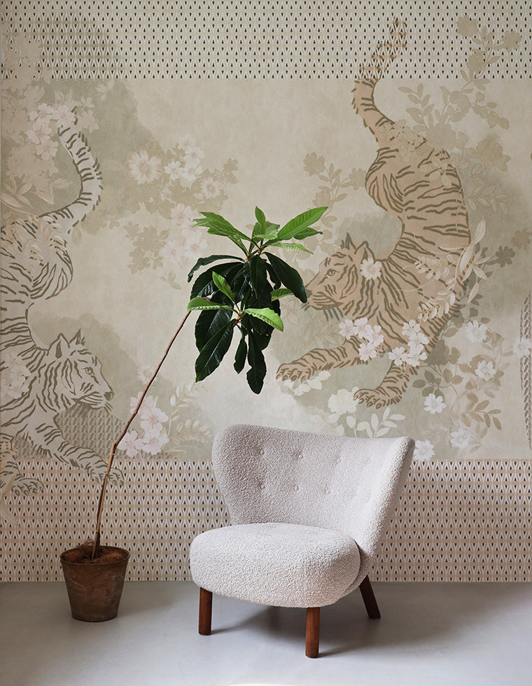 Panoramique Noen, coloris Beige — ambiance