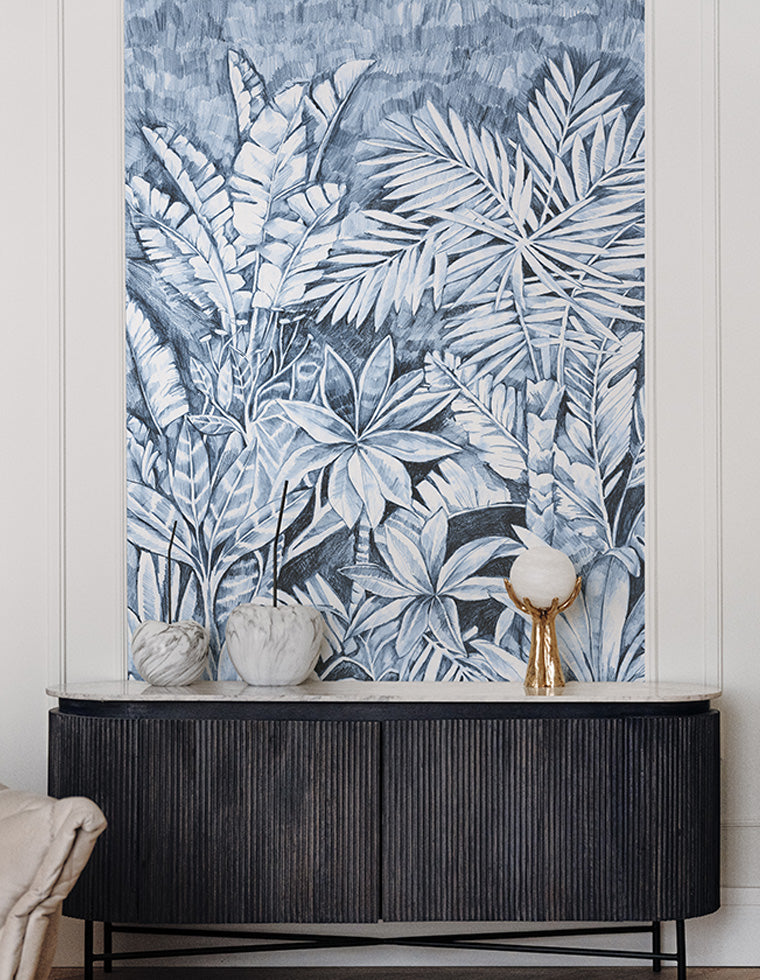 Panoramique Daintree, coloris Encre bleue — ambiance