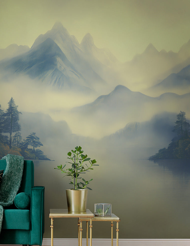 Panoramique Huangshan, coloris Or — ambiance