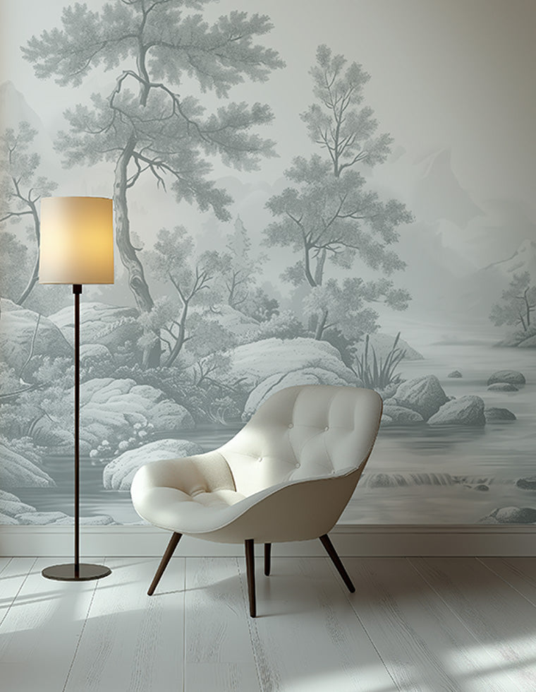 Panoramique Arcadia, coloris Noir et blanc — ambiance