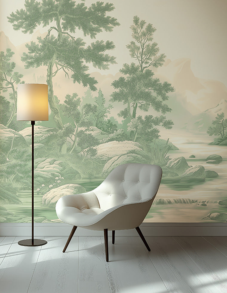 Panoramique Arcadia, coloris Vert — ambiance