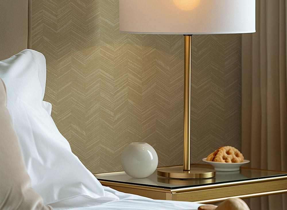 Papier peint Chevron — ambiance