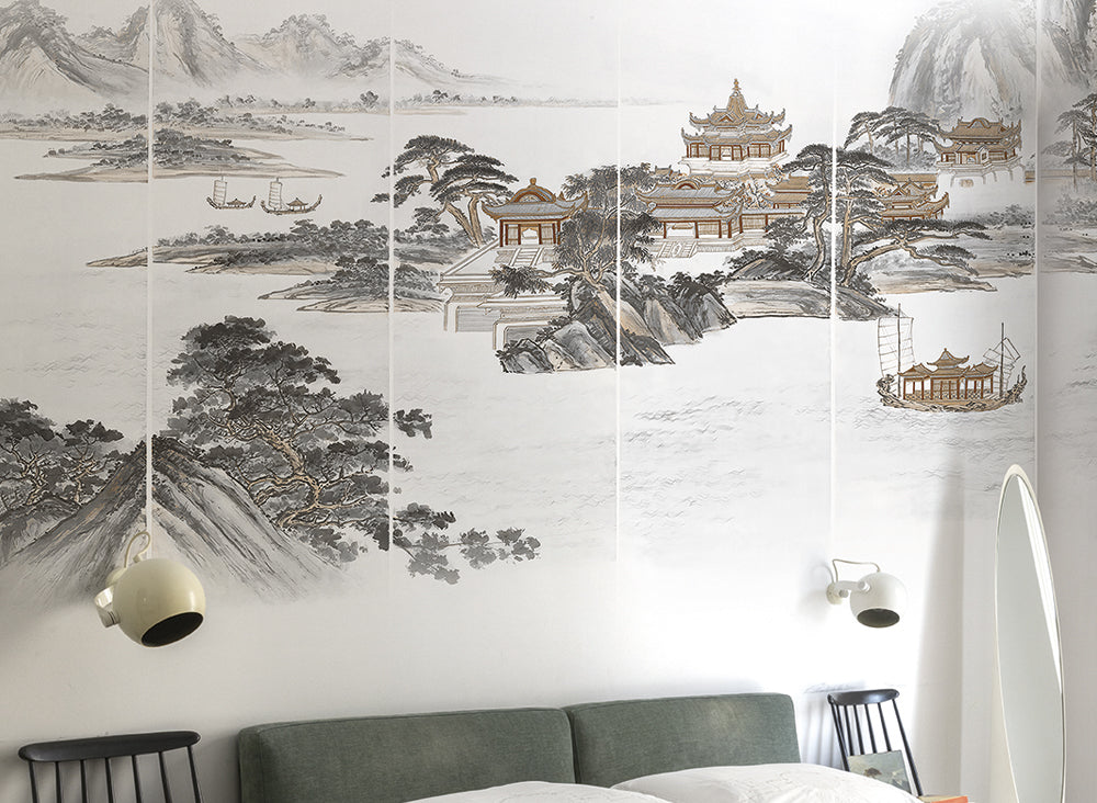 Panoramique Kaisui, coloris Graphique — ambiance