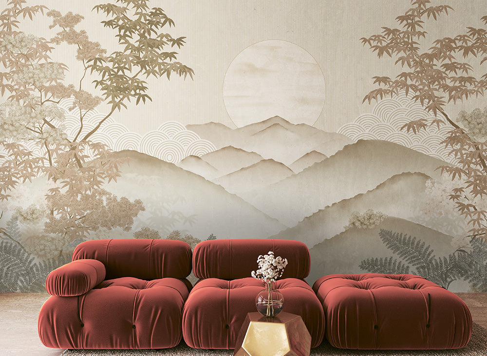 Panoramique Invermere, coloris Beige — ambiance