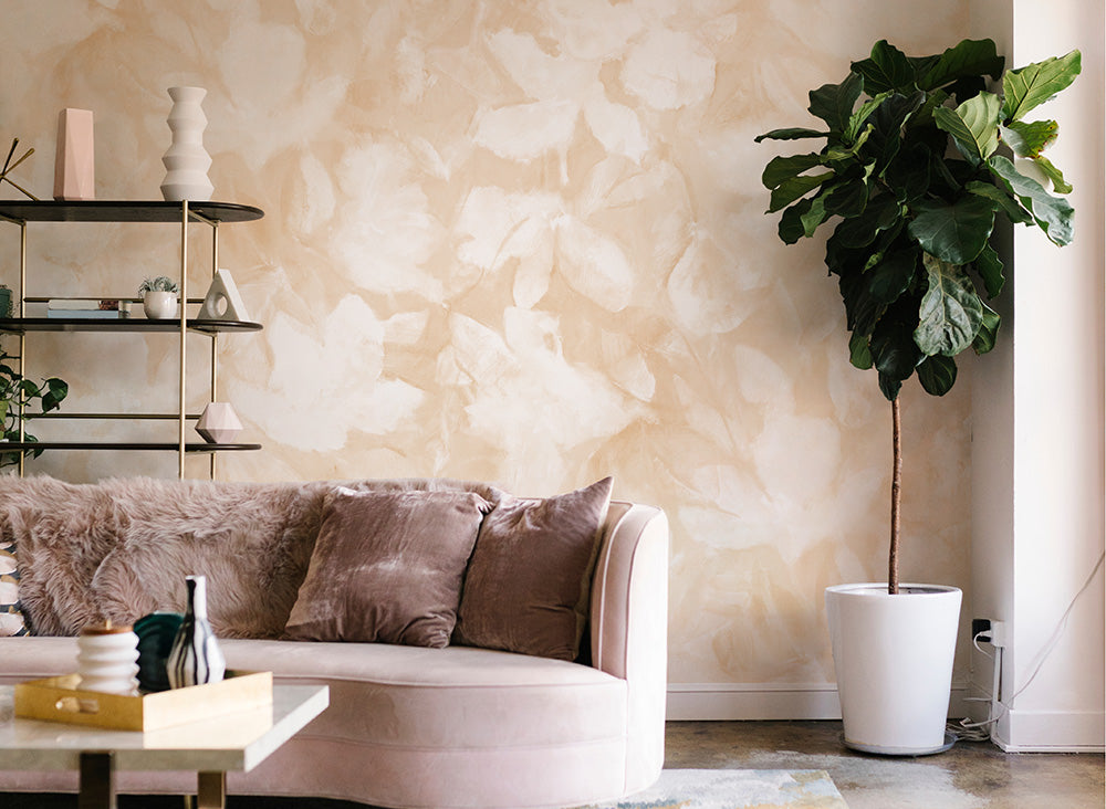 Panoramique Bronte, coloris Rose — ambiance