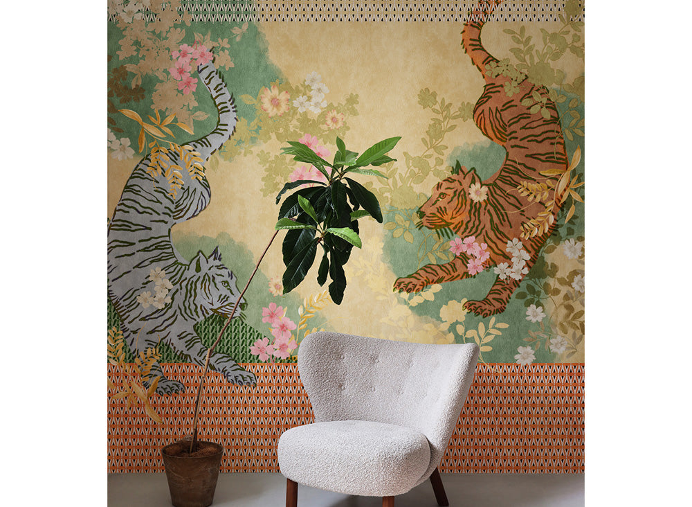 Panoramique Noen, coloris Orange — ambiance