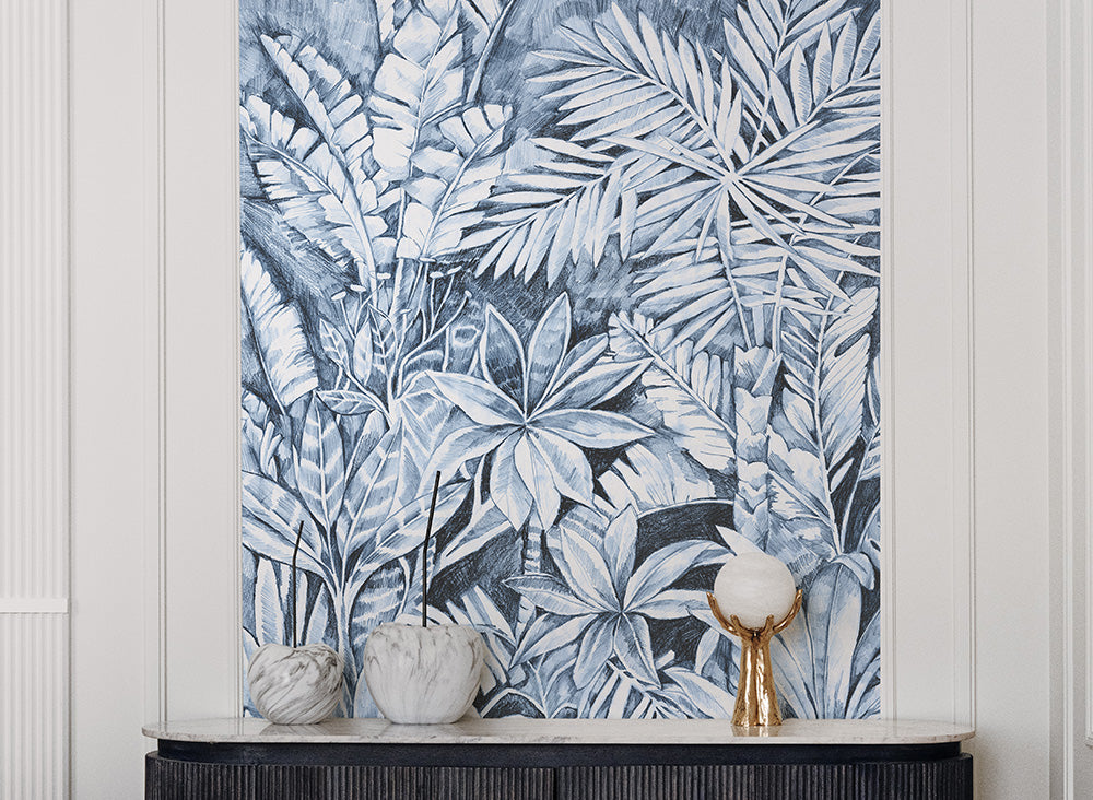 Panoramique Daintree, coloris Encre bleue — ambiance
