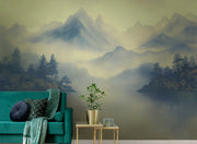 Panoramique Huangshan, coloris Or — ambiance