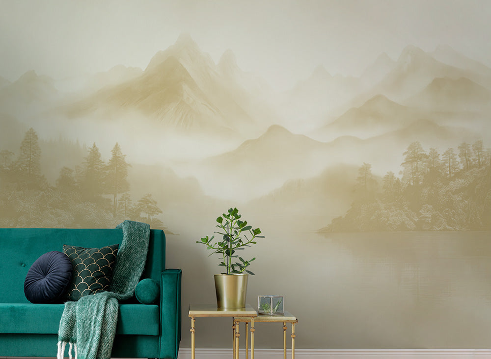 Panoramique Huangshan, coloris Beige — ambiance