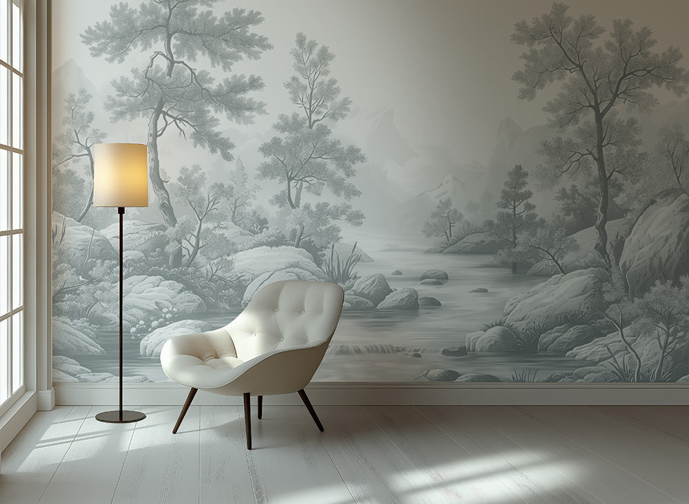 Panoramique Arcadia, coloris Noir et blanc — ambiance