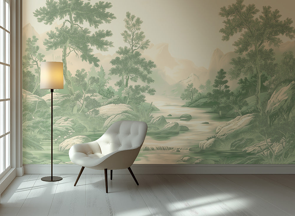 Panoramique Arcadia, coloris Vert — ambiance