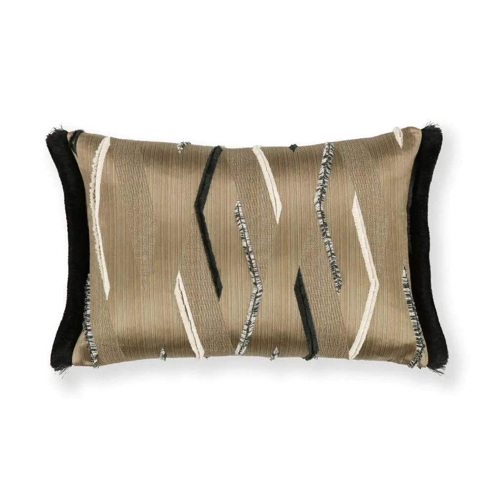 COUSSIN ZAIDA OLD GOLD |BLACK EDITION |BELLEVUE DECORATION