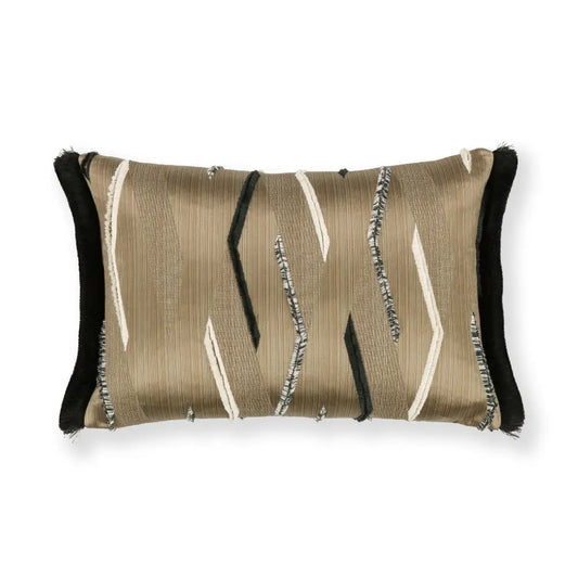 COUSSIN ZAIDA OLD GOLD |BLACK EDITION |BELLEVUE DECORATION