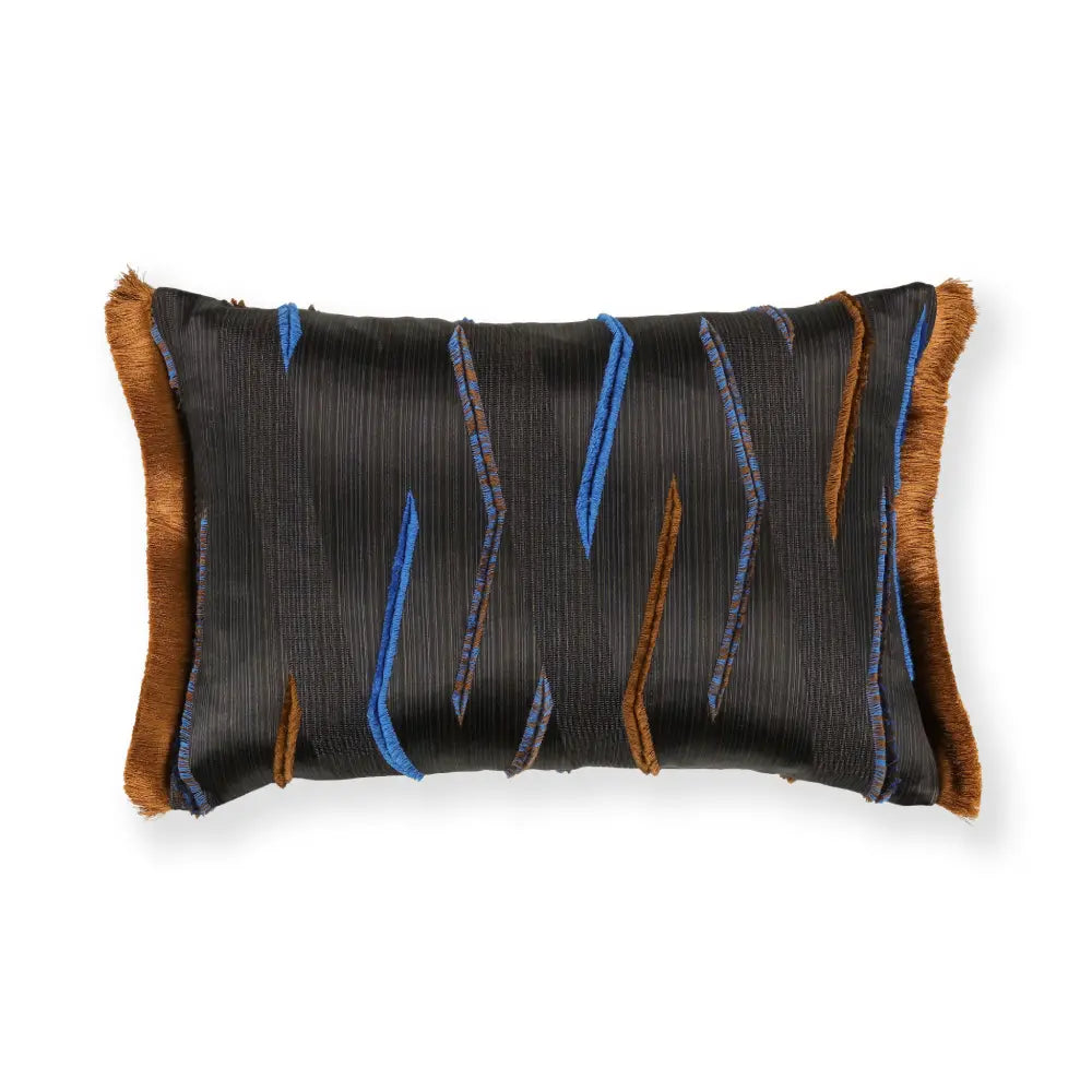 COUSSIN ZAIDA COBALT |BLACK EDITION |BELLEVUE DECORATION