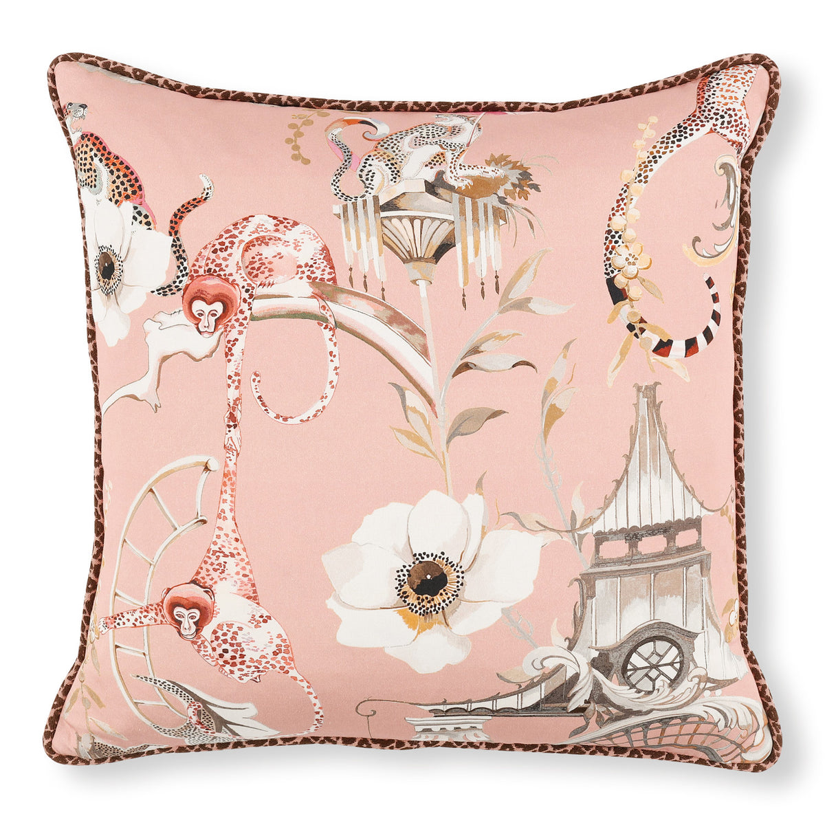 Coussin Euphoria 50 × 50 cm — coloris Boudoir