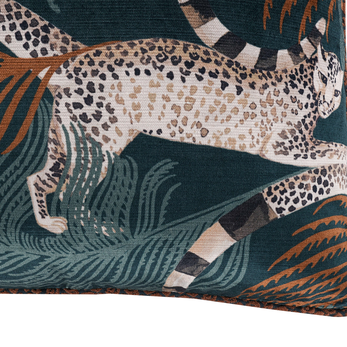 Coussin Delilah Velvet 50 × 50 cm — coloris Tuscan Teal
