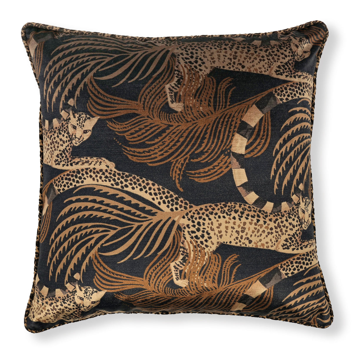 Coussin Delilah Velvet 50 × 50 cm — coloris Ancient Gold