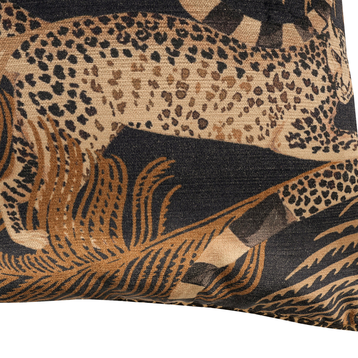 Coussin Delilah Velvet 50 × 50 cm — coloris Ancient Gold