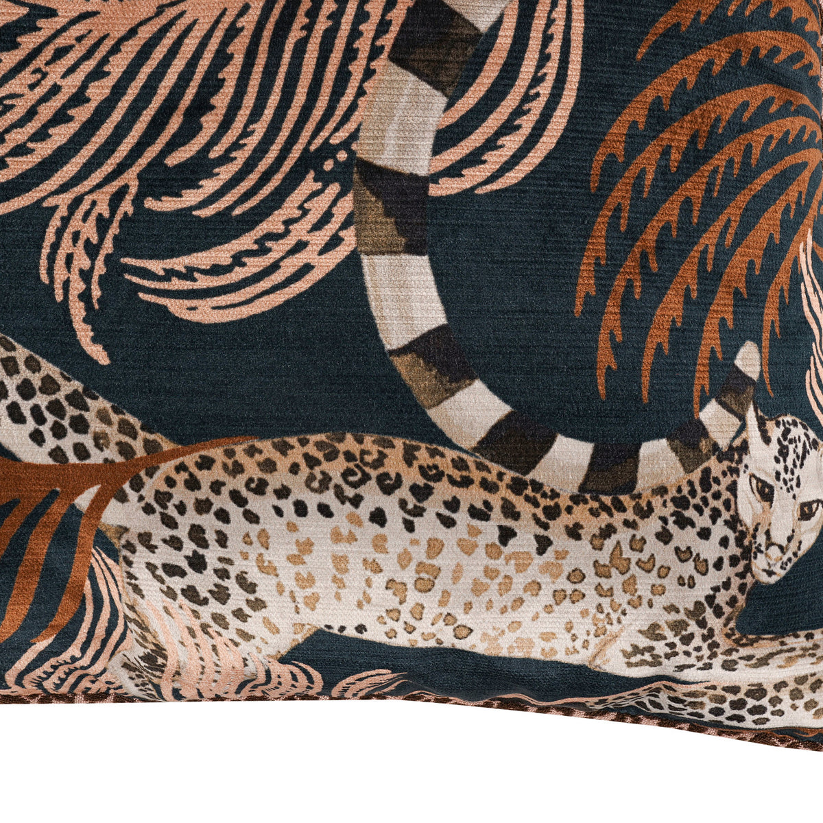 Coussin Delilah Velvet 50 × 50 cm — coloris Sienna