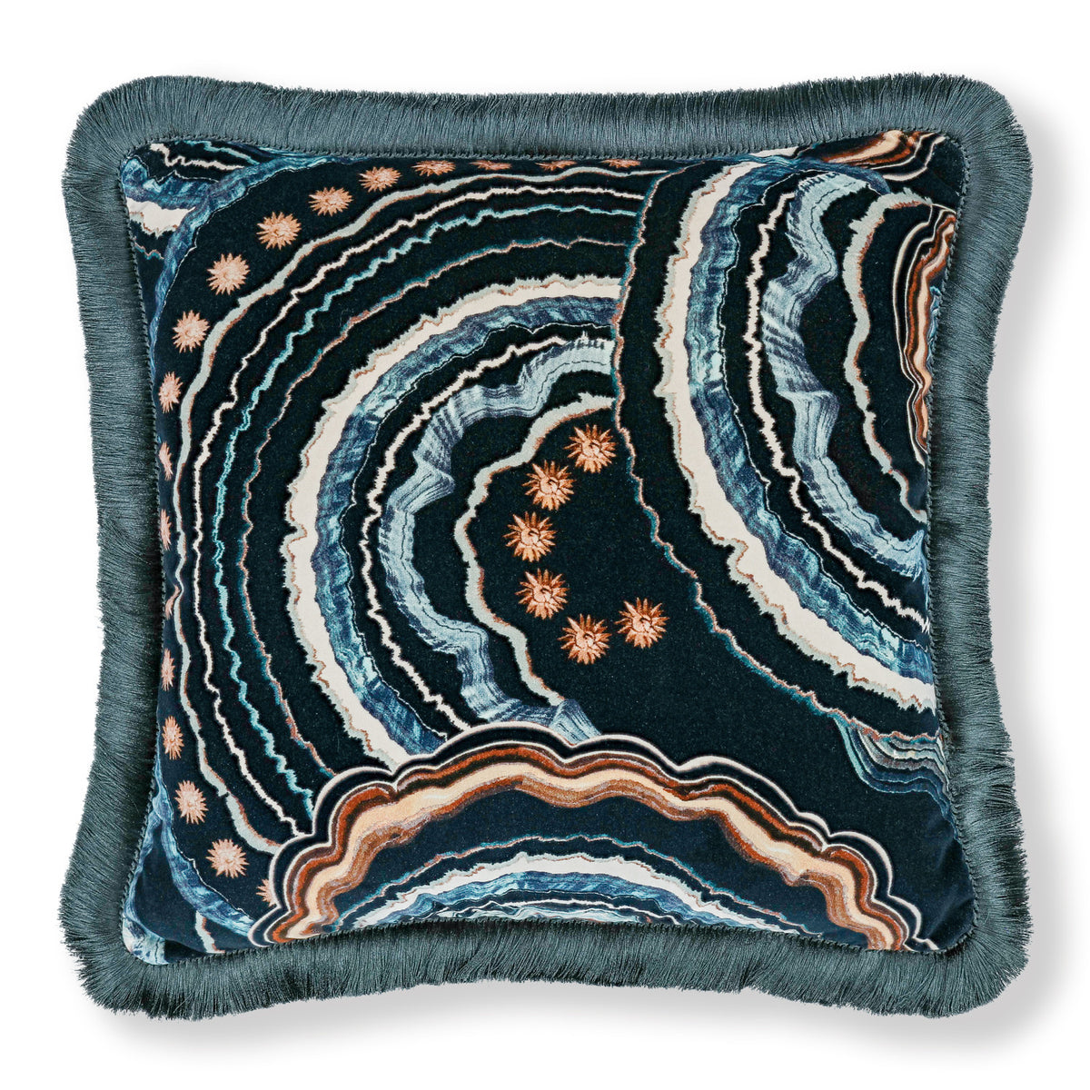 Coussin Fantasia 50 × 50 cm — coloris Eclipse