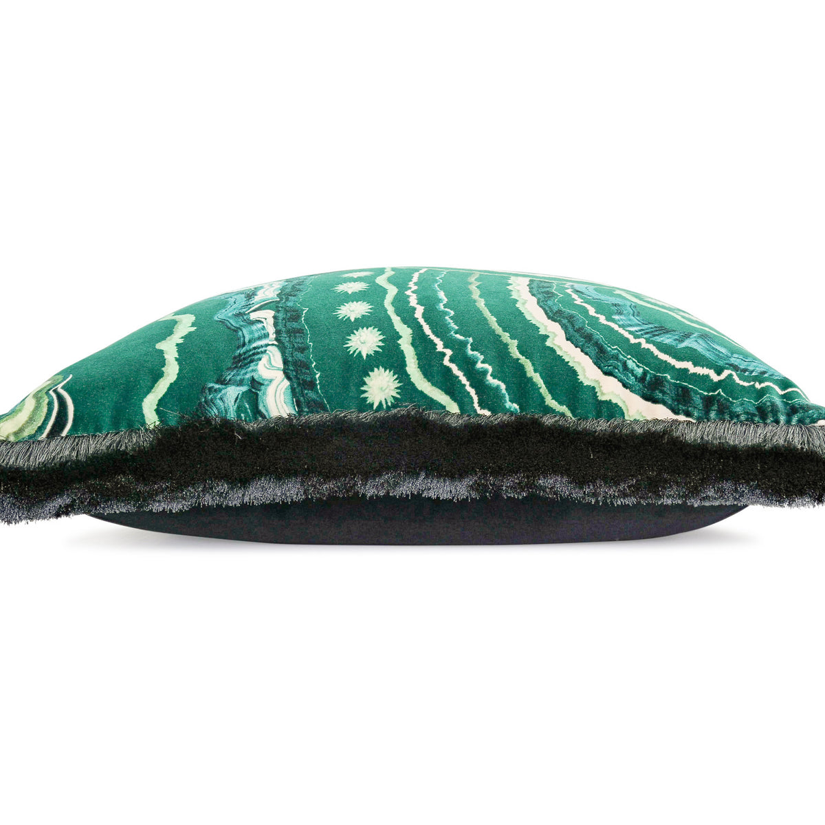 Coussin Fantasia 50 × 50 cm — coloris Malachite