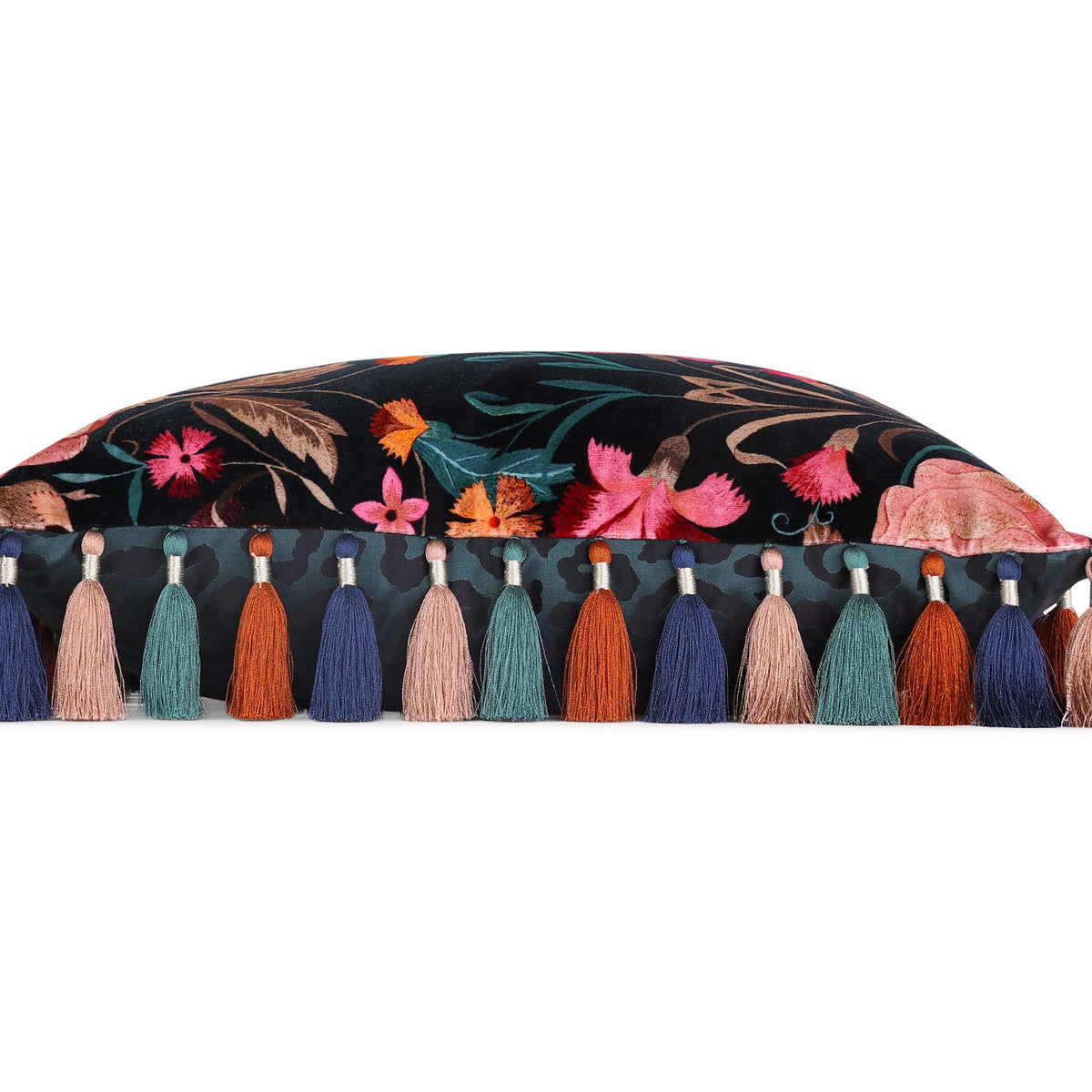 Coussin Bonita Velvet 50 × 50 cm — coloris Rosa
