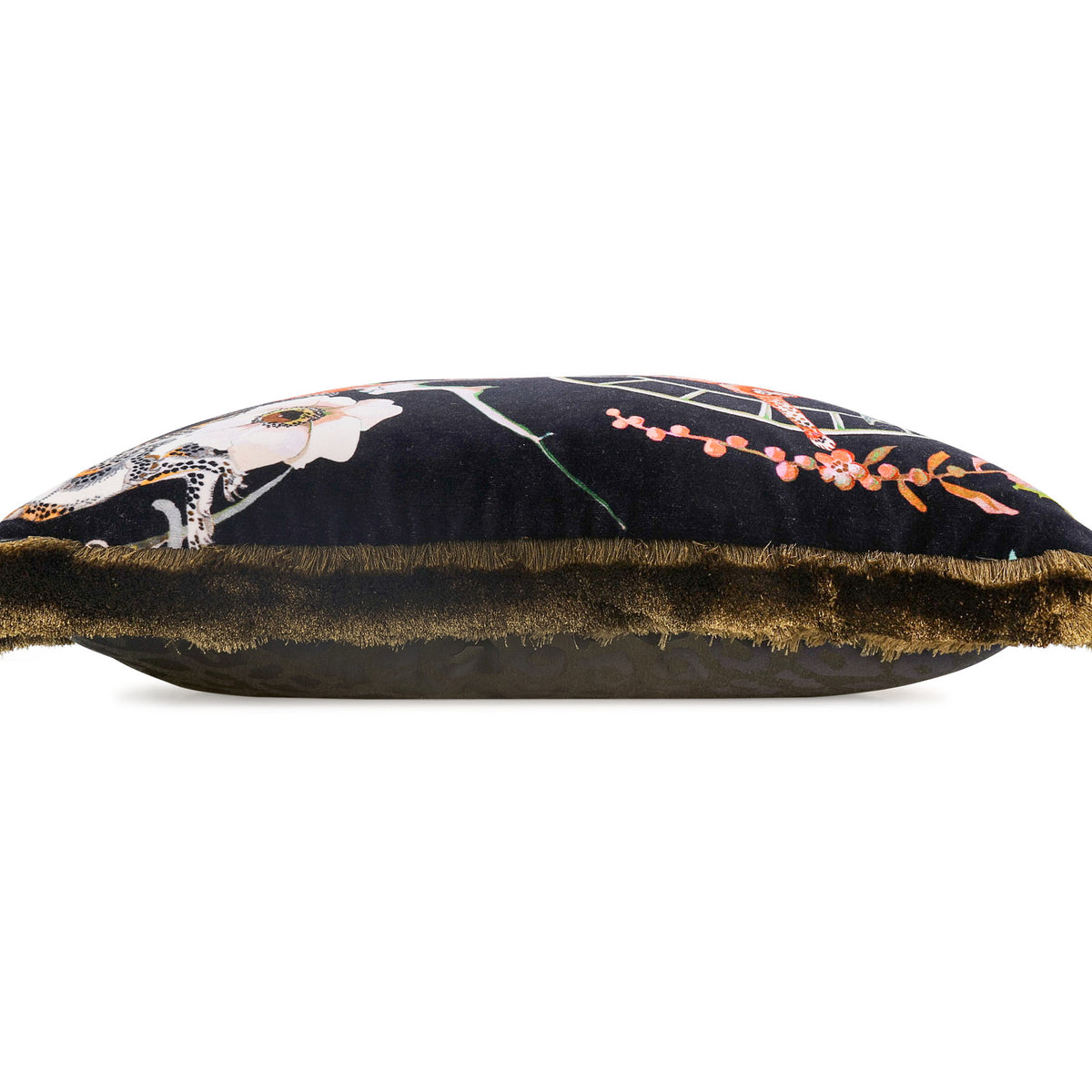 Coussin Euphoria Velvet 50 × 50 cm — coloris Secret Garden