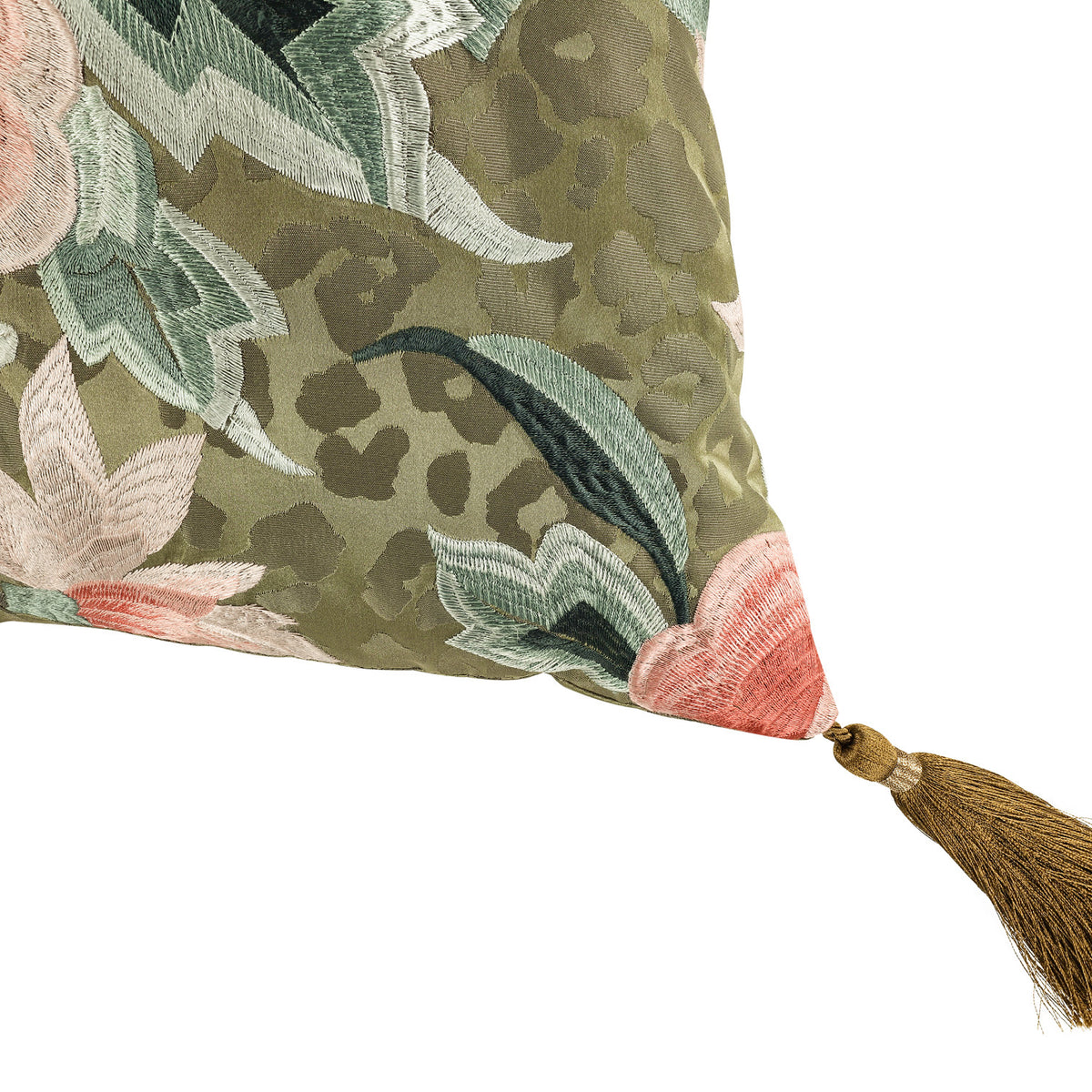 Coussin Lavinia 50 × 50 cm — coloris Somerset Green