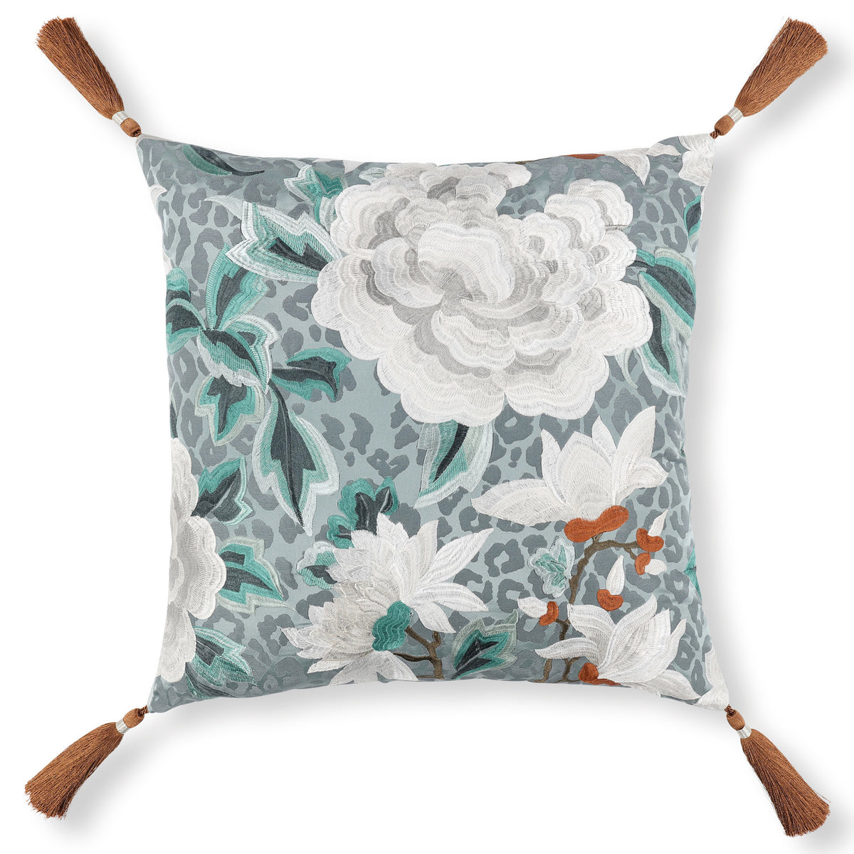 Coussin Lavinia 50 × 50 cm — coloris Blue Haze
