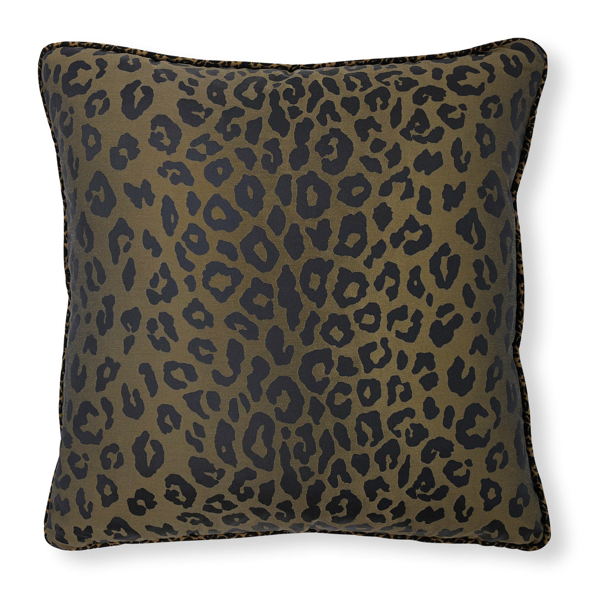 Coussin Saskia 50 × 50 cm — coloris Olivette