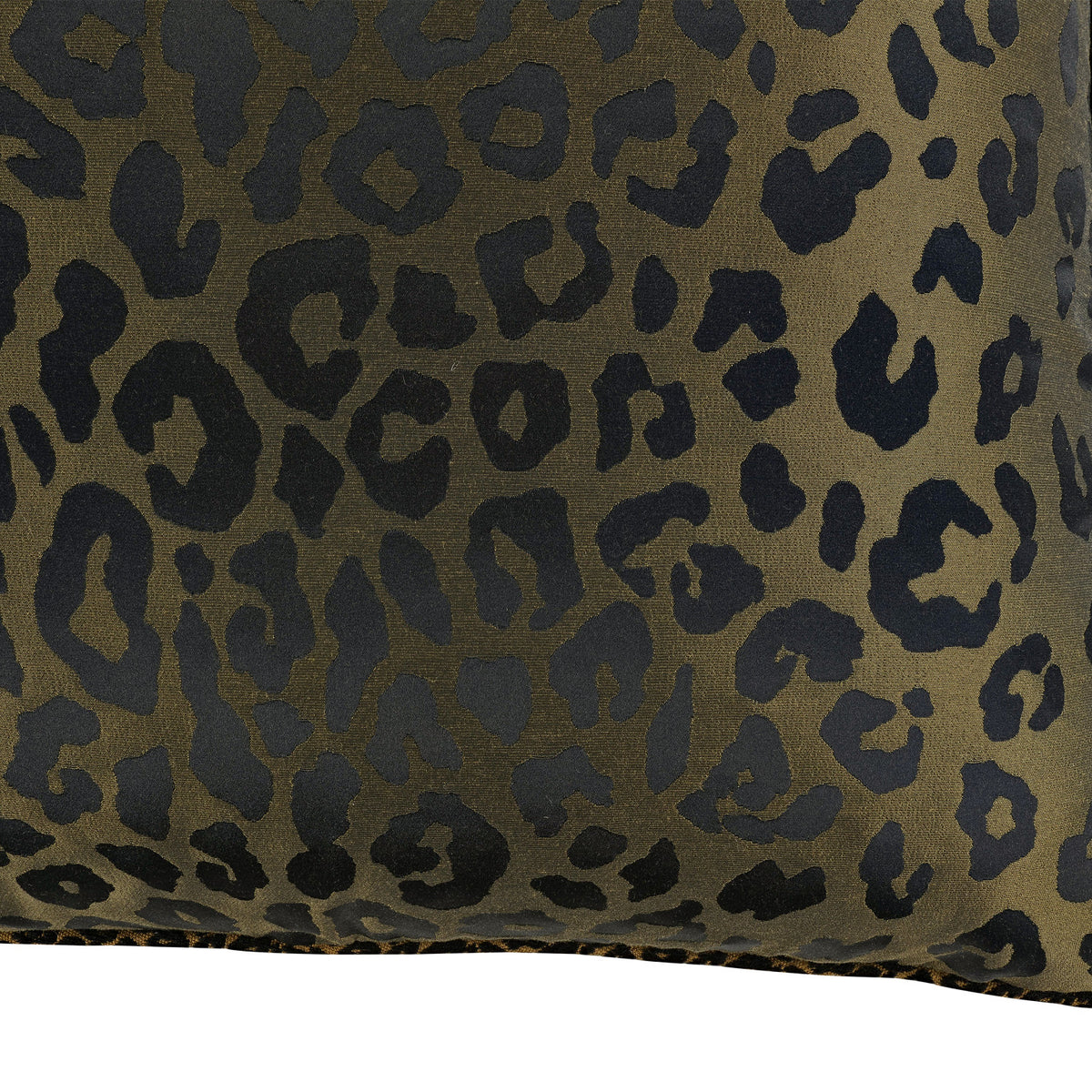 Coussin Saskia 50 × 50 cm — coloris Olivette