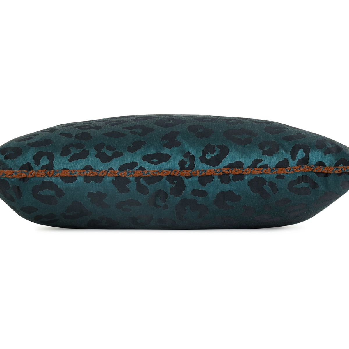 Coussin Saskia 50 × 50 cm — coloris Peacock