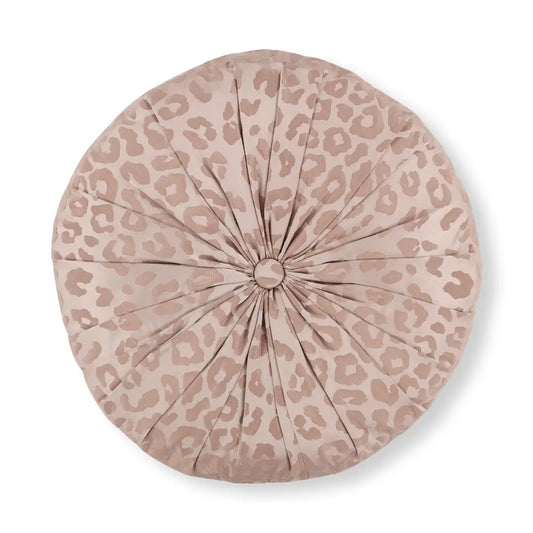 SASKIA  VINTAGE ROSE 40cm x 7cm COUSSIN ROND |ROMO|TEMPERLEY|BELLEVUE DECORATION