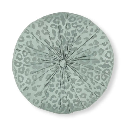 SASKIA  BLUE HAZE 40cm x 7cm COUSSIN ROND |ROMO|TEMPERLEY|BELLEVUE DECORATION